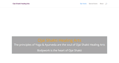 Desktop Screenshot of ojaishakti.com